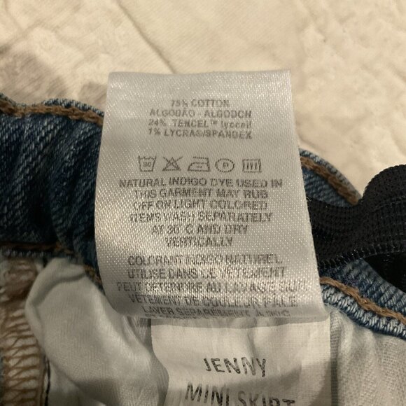 DL1961 Girl's Jenny Mini Jean Skirt Denim Twilight Star SIZE 4T Toddler kids - Picture 8 of 10